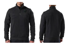 Load image into Gallery viewer, Available MSP Shield 5.11 Job Shirt 1/4 Zip Embroidery Subdued Logo