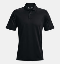 Load image into Gallery viewer, Available FOP Lodge 69 UA Tac Performance Polo Short Sleeve Black