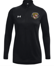 Load image into Gallery viewer, ED UA Team Tech Long sleeve 1/4 Zip Screen Print Ms/Ws