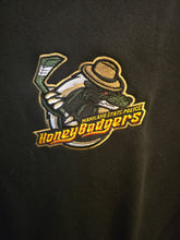 Load image into Gallery viewer, Available HoneyBadger Black UA Hustle Crewneck
