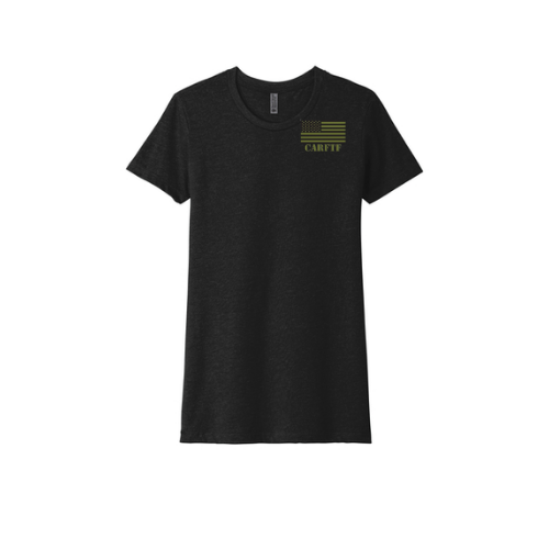 CARFTF Screen print Next Level Short Sleeve Tee Shirt Women's