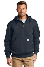 Load image into Gallery viewer, FOP Lodge 69 Carhartt heavyweight Hooded Quarter Zip
