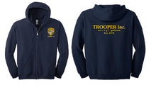 Load image into Gallery viewer, FOP Lodge 69  Gildan Full-Zip Hoody Sweatshirt, Screen print
