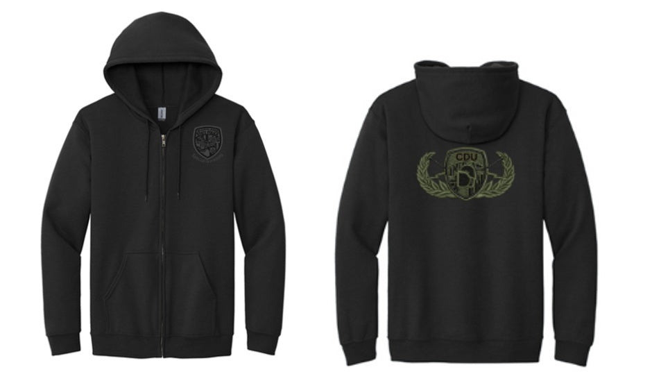 CDU Gildan Full-Zip Sweatshirt Screen print