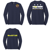 Load image into Gallery viewer, MedSTAR MSP Collaboration Gildan Cotton Long Sleeve Screen Print unisex
