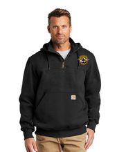 Load image into Gallery viewer, Aviation Carhartt heavyweight Hooded Quarter Zip
