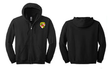 Load image into Gallery viewer, MSP Shield Gildan Full-Zip Sweatshirt Screenprint
