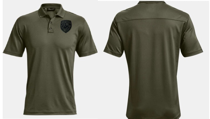 Available MSP Shield UA Tac Performance Polo Short Sleeve