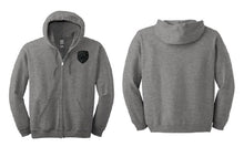 Load image into Gallery viewer, MSP Shield Gildan Full-Zip Sweatshirt Screenprint
