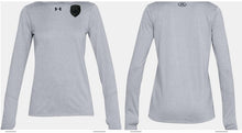 Load image into Gallery viewer, MSP Shield UA Locker Tech Long Sleeve Tee Screenprint W/M
