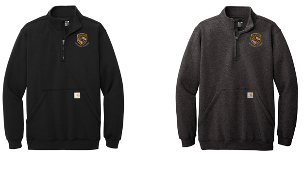 Licensing Carhartt Midweight 1/4-Zip Mock Neck Sweatshirt