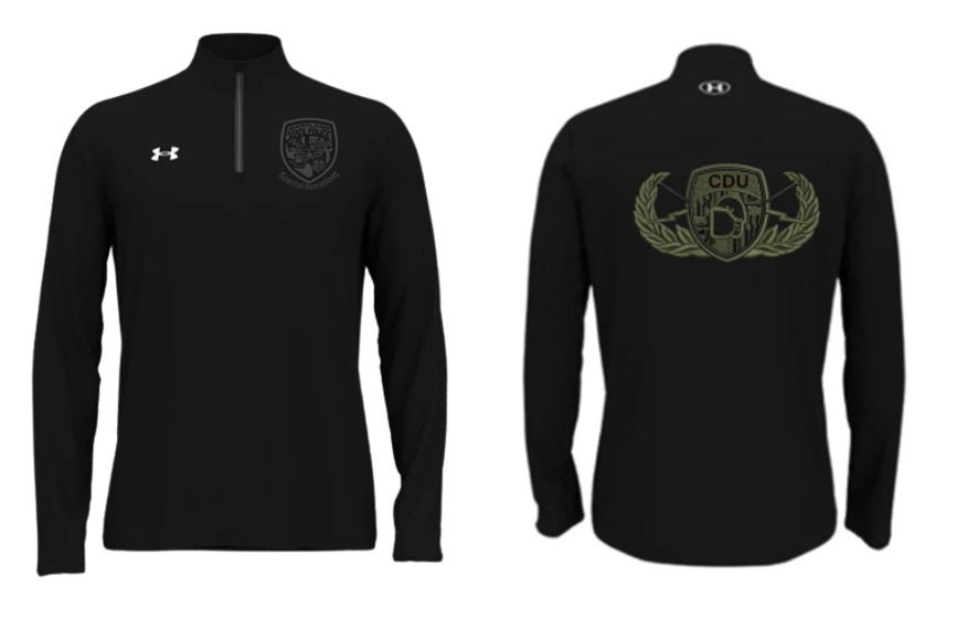 CDU UA Team Tech Longsleeve 1/4 Zip Ms/Ws Screen Print