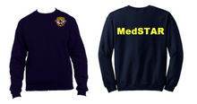 Load image into Gallery viewer, MedSTAR MSP Collaboration Gildan Crewneck Sweatshirt, Screen print
