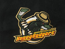 Load image into Gallery viewer, INSTOCK HoneyBadger Black UA Tac Performance Polo Short Sleeve
