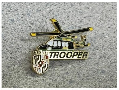 Aviation Helicopter Lapel Pin