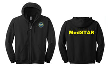 Load image into Gallery viewer, MedSTAR Gildan Full-Zip Hoody Sweatshirt, Screen print
