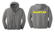 Load image into Gallery viewer, MedSTAR Gildan Full-Zip Hoody Sweatshirt, Screen print
