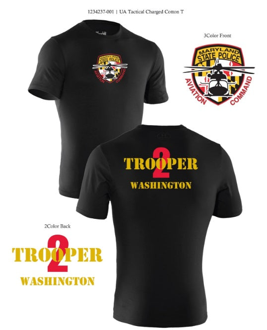 INStock Aviation- Gildan Tee Center Chest Blank Back SIZE MEDIUM